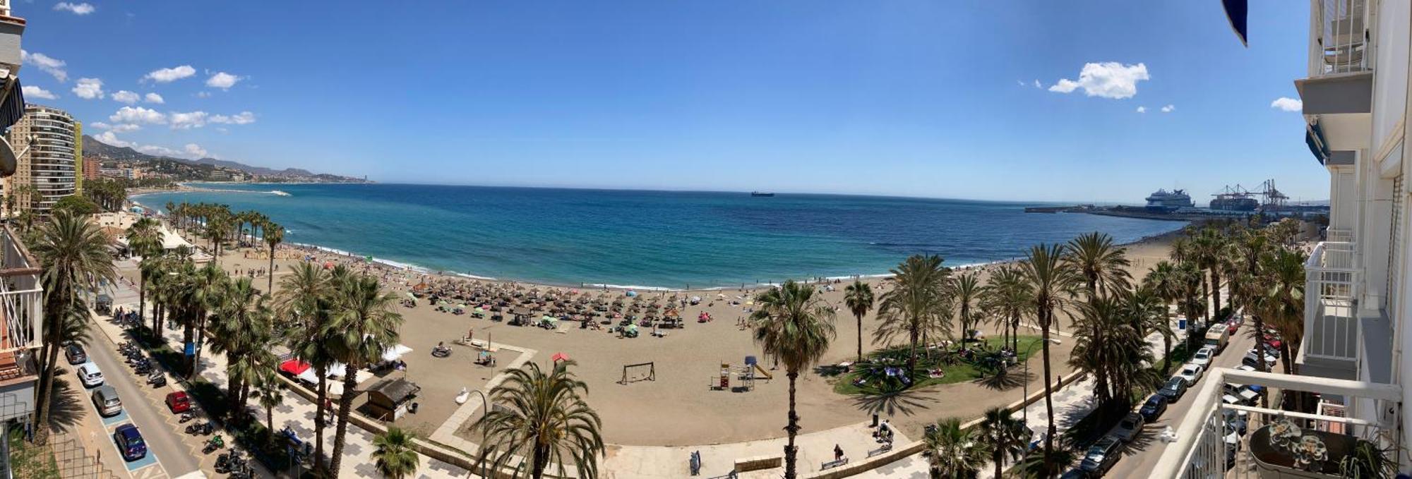 Malagueta'S Views Daire Málaga Dış mekan fotoğraf